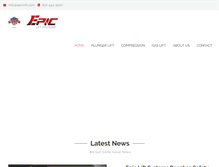 Tablet Screenshot of epiclift.com